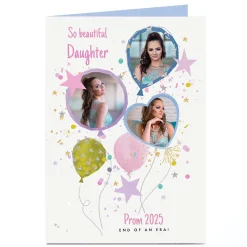 Photo Prom Card - So Beautiful Balloons, Daughter