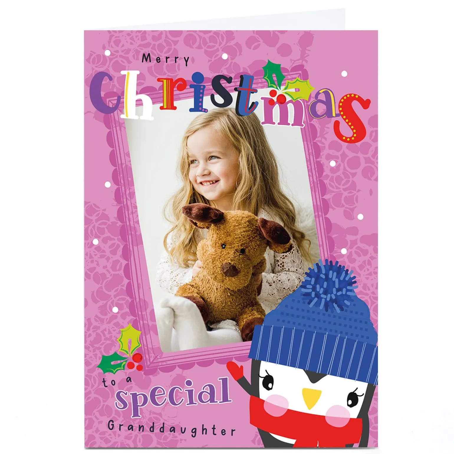 Photo Rachel Griffin Christmas Card - Penguin