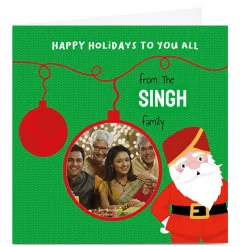 Photo Roshah Designs Christmas Card - Happy Holidays