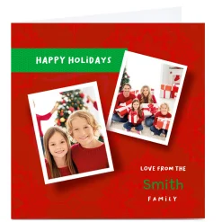 Photo Roshah Designs Christmas Card - From The Family