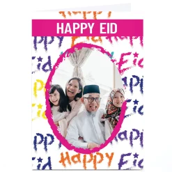 Photo Roshah Designs Eid Card - Colourful Text