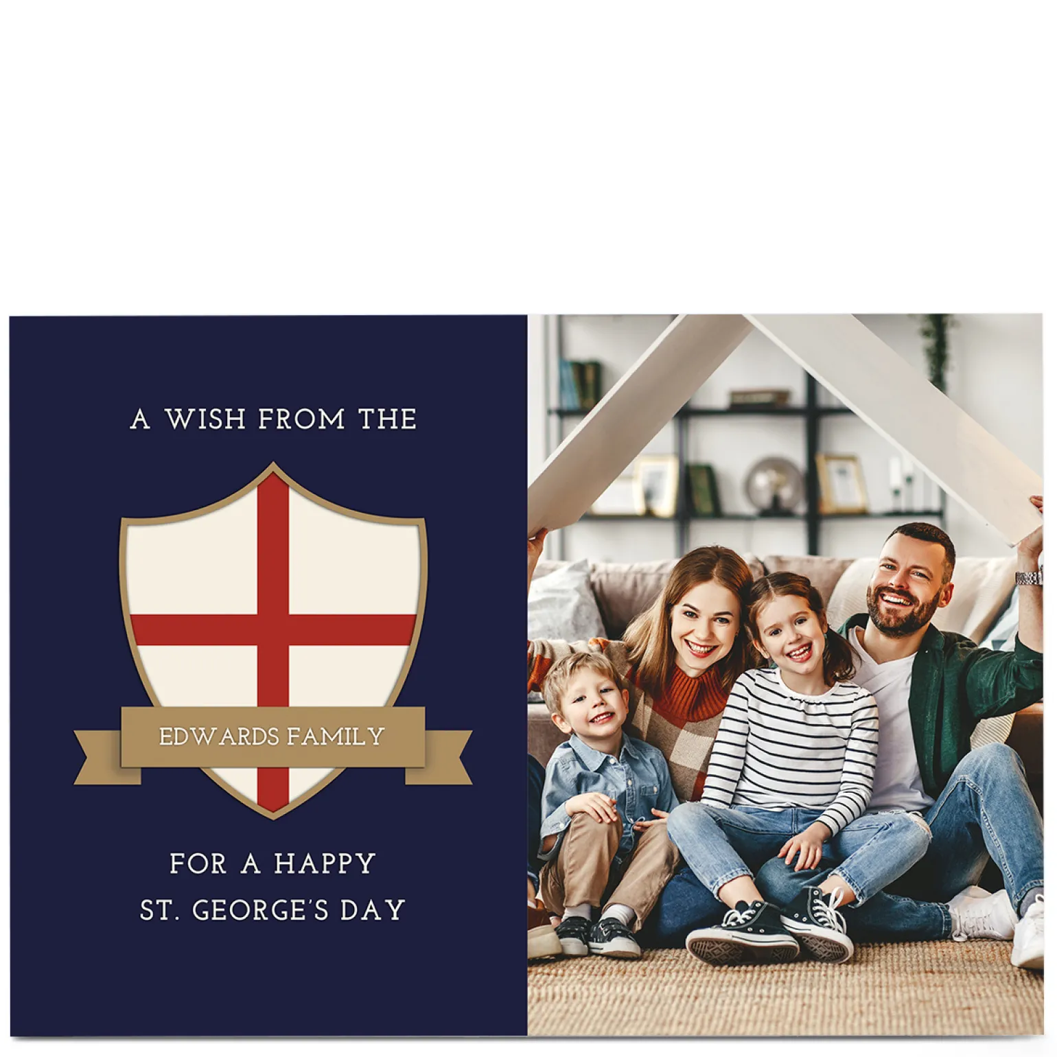 Photo St. George's Day Card - From The Family