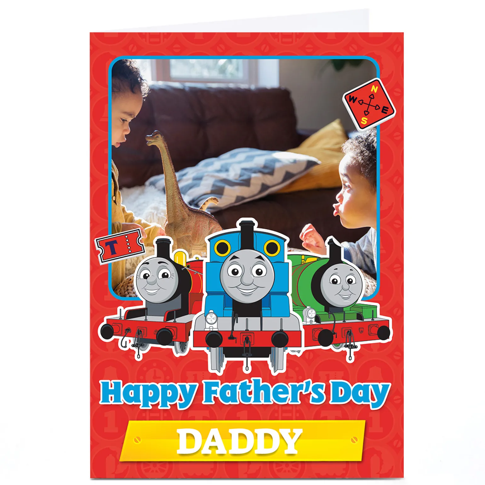 Photo Thomas & Friends Father's Day Card - Photo Frame