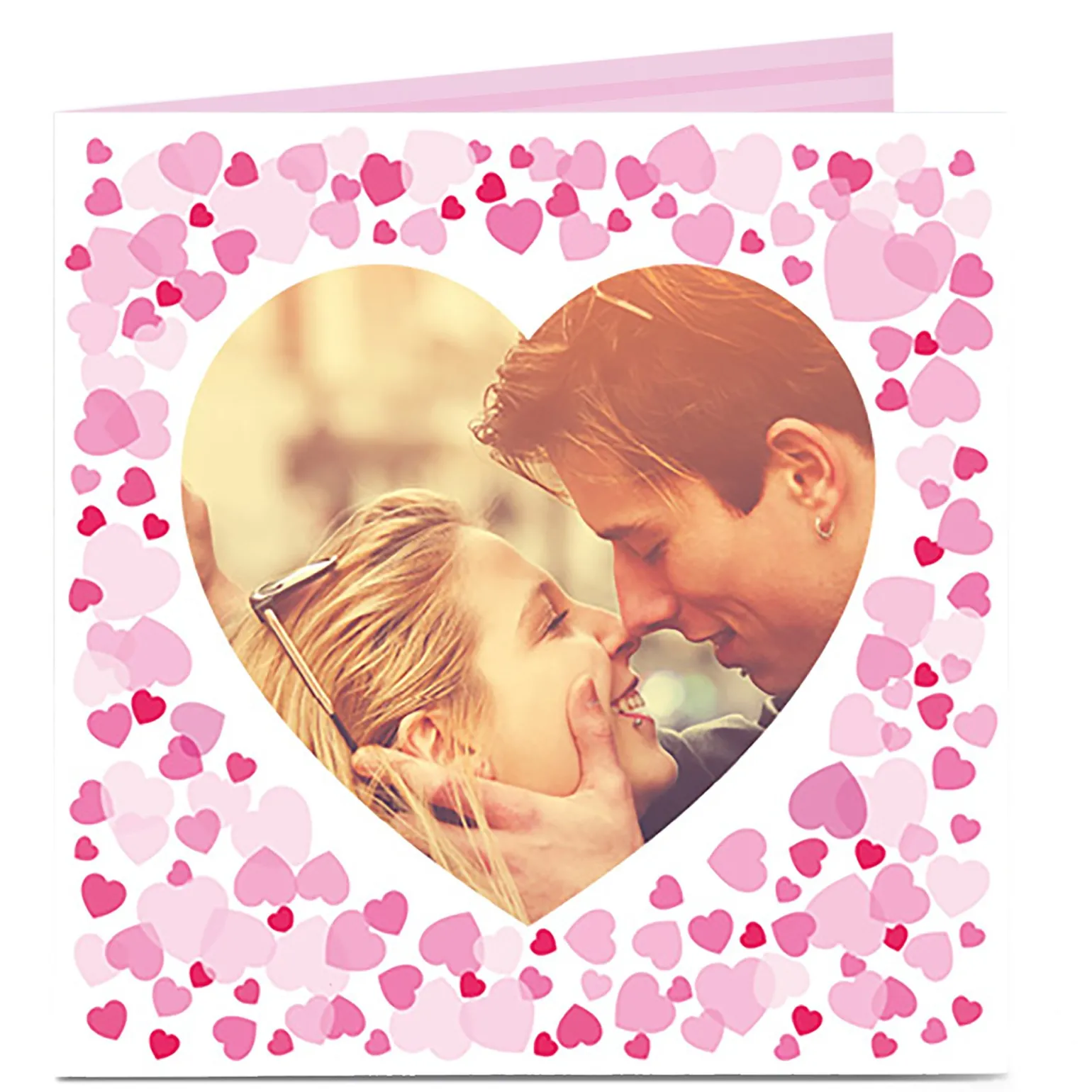 Photo Upload Card - Heart Shaped Box