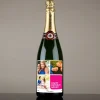 Photo Upload Champagne - 3 Photos & A Message
