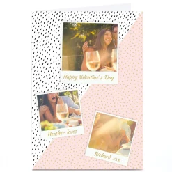 Photo Upload Valentine's Card - Polaroids