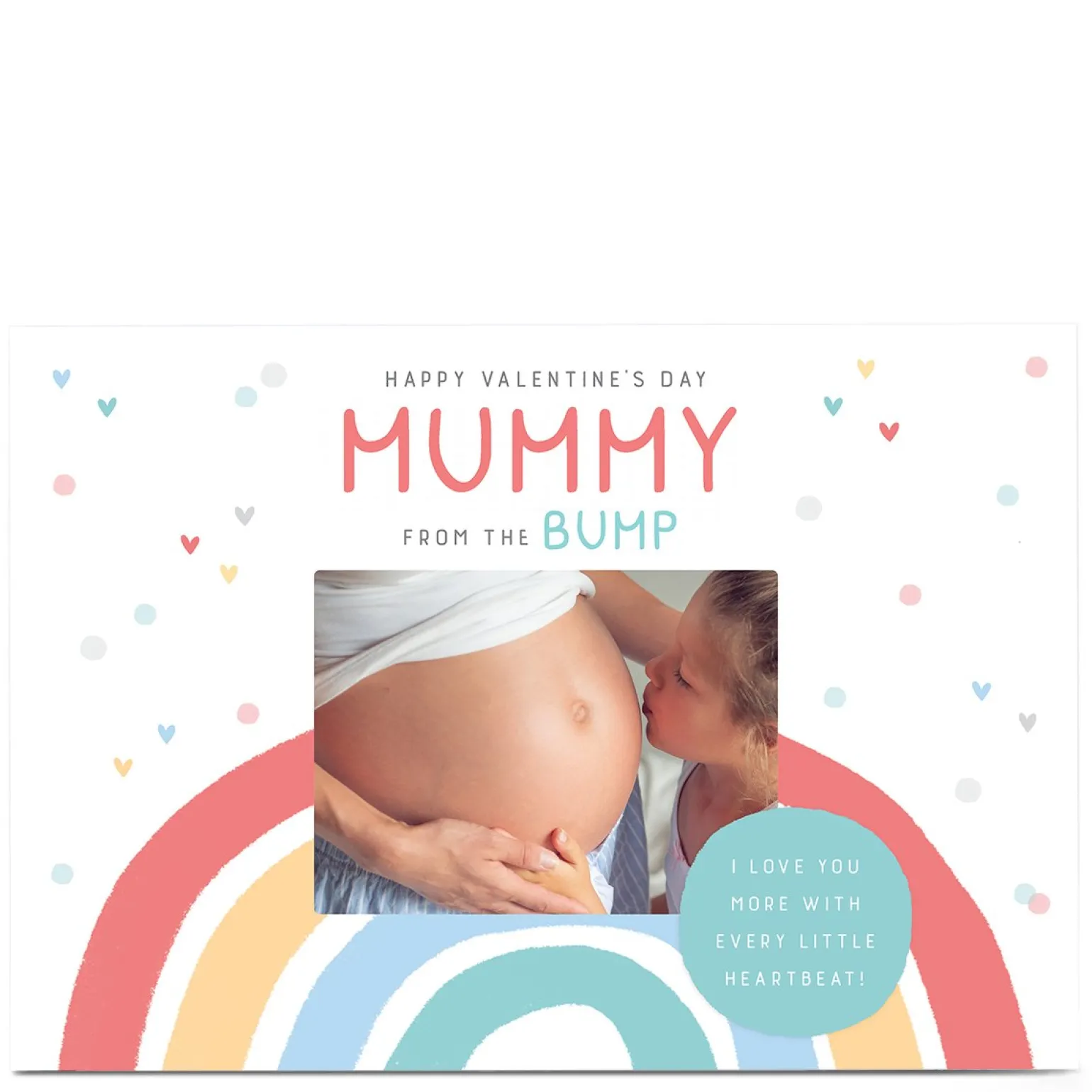 Photo Valentine's Day Card - Little Heartbeat