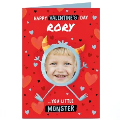 Photo Valentine's Day Card - You little Monster
