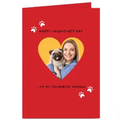 Photo Valentine's Day Card - From the Pet, To My Favourite Human