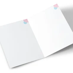 Photo Welcome Home Card - Pastel Polka Dots