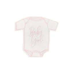 Pink Baby Girl Babygrow Paper Napkins - Pack of 16