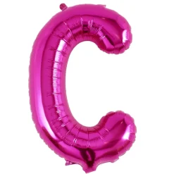 Pink Letter C Air-Inflated Balloon