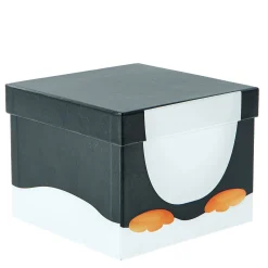 Plush Penguin Gift Boxes - Set Of 3