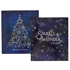 Premium Star Tree Charity Christmas Cards - Pack of 10 (2 Designs)