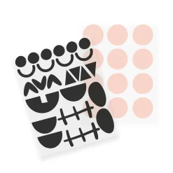 Pumpkin Face Stickers - 2 Sheets