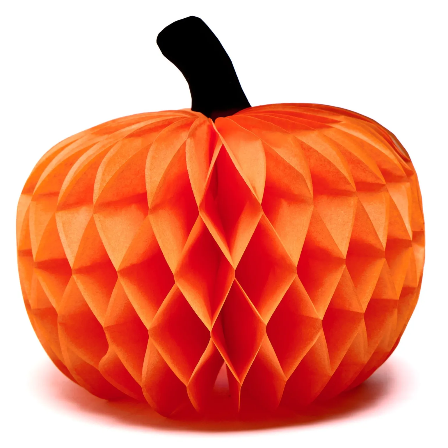 Pumpkin Honeycomb Decorations - Pack of 3