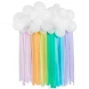 Rainbow Balloon & Streamer Backdrop Kit