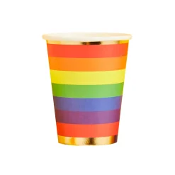 Rainbow Paper Cups - Pack of 8