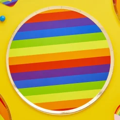 Rainbow Paper Plates - Pack of 8