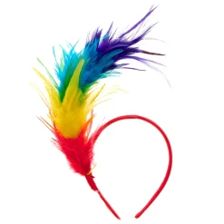 Rainbow Pride Feather Headband
