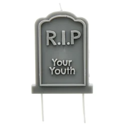 R.I.P Your Youth Gravestone Cake Candle