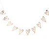 Rose Gold Heart Garland
