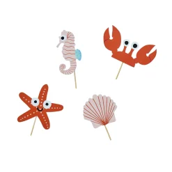 Sea Friends Food Picks - Pack of 12
