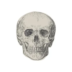 Skull Paper Napkins - Pack of 16