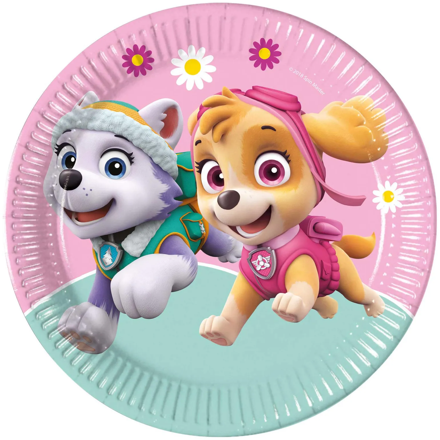 Skye & Everest Paw Patrol Party Tableware & Decorations Bundle - 16 Guests