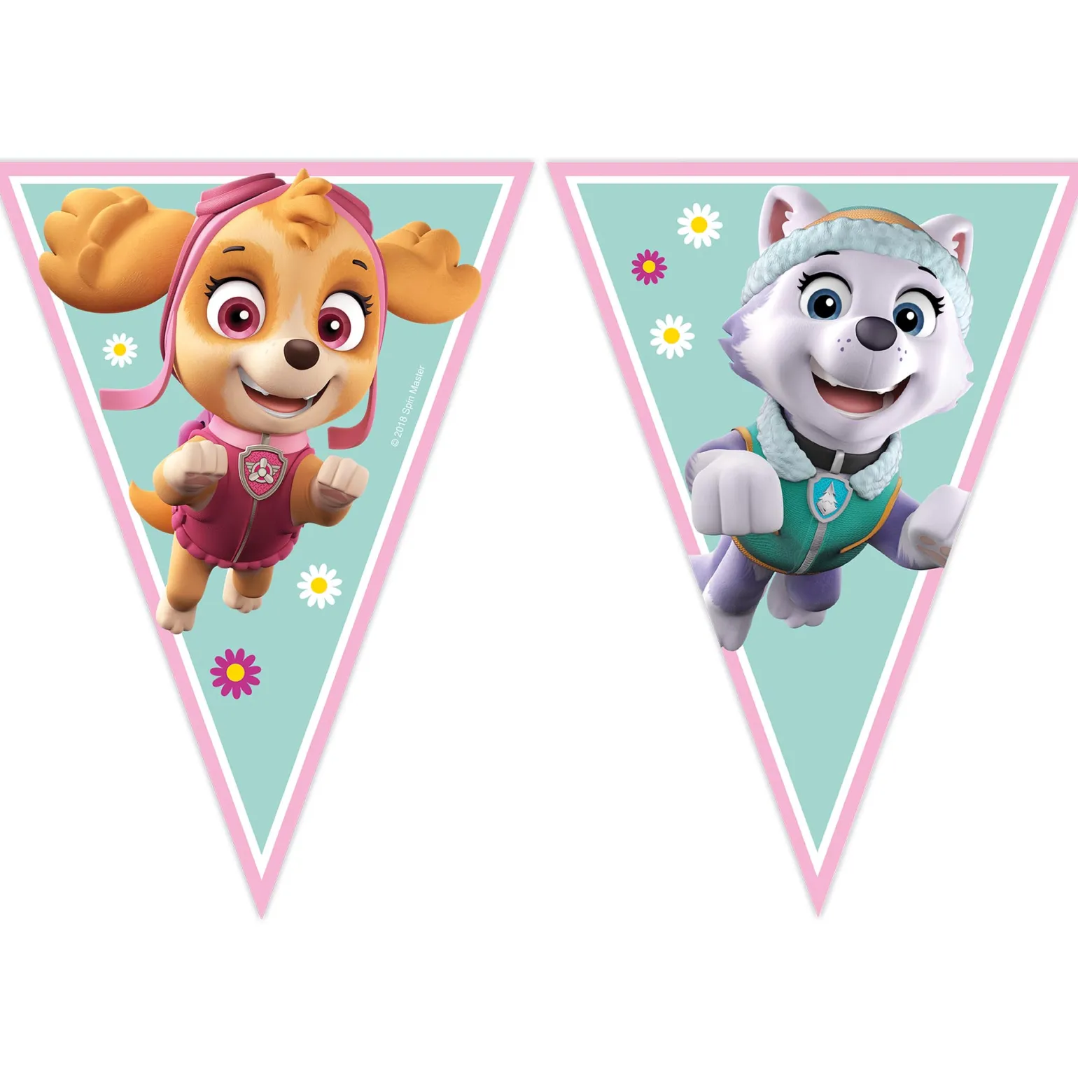 Skye & Everest Paw Patrol Party Tableware & Decorations Bundle - 16 Guests