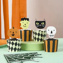Spooky Friends Food Cups & Picks Set - Pack of 12
