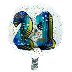 21st Birthday Balloon & Lindt Chocolate Box