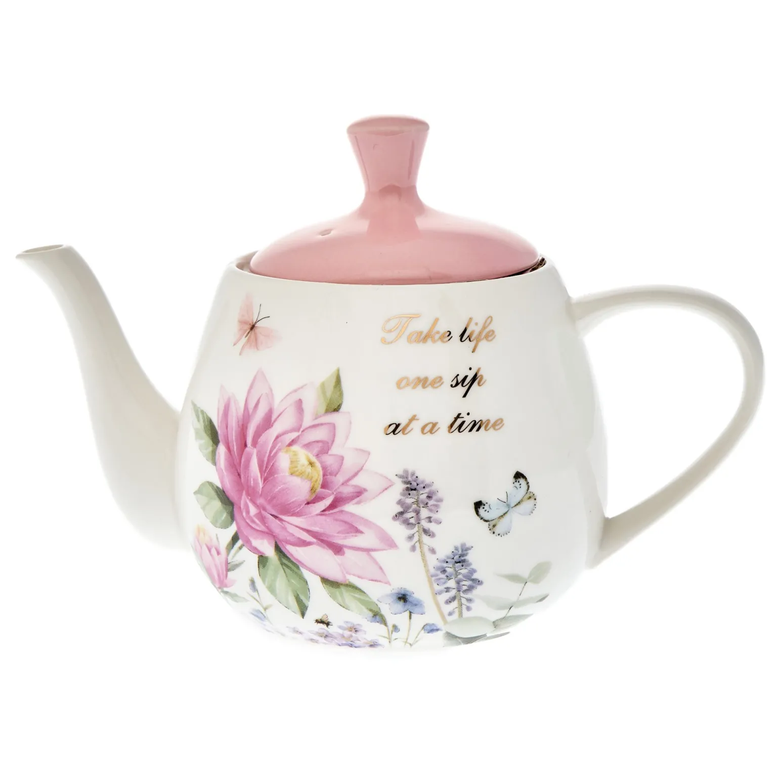 Take Life One Sip At A Time Tea Pot