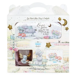Tatty Teddy Eye Mask, Glass Mug & Tealights Set