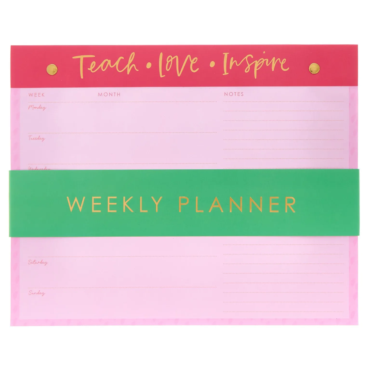 Teach Love Inspire Weekly Planner