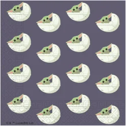 The Mandalorian Birthday Party Tableware & Decorations Bundle - 16 Guests