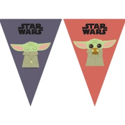 The Mandalorian Birthday Party Tableware & Decorations Bundle - 16 Guests