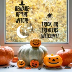 Trick Or Treat Window Clings - Pack of 4