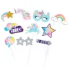 Unicorn Party Photo Booth Props - Pack of 10