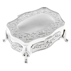 Vintage Jewellery Box With Decorated Legs