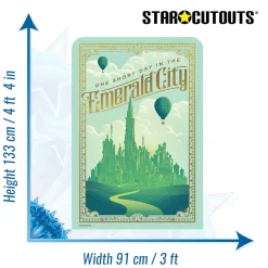 Wicked Emerald City Medium Cardboard Backdrop