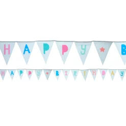 Woven Happy Birthday Bunting